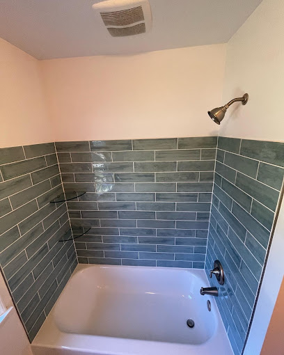 Tile shower installation